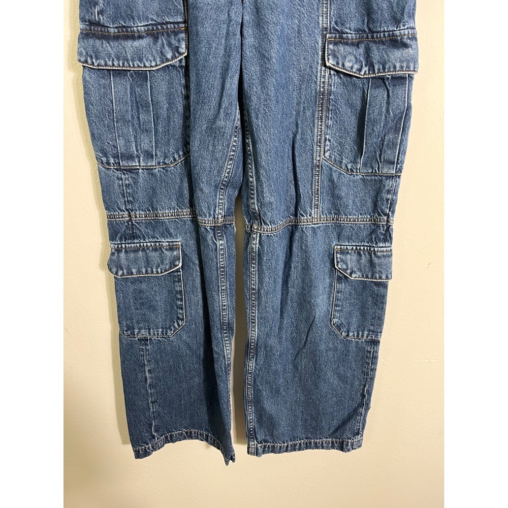 RAG & BONE Cailyn Cargo Wide Leg Utility Jeans in Ari - Picture 7 of 14